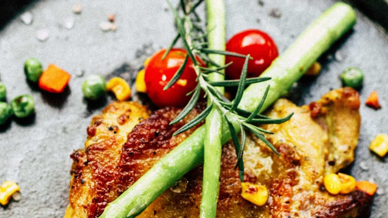 Poulet grillé au sésame