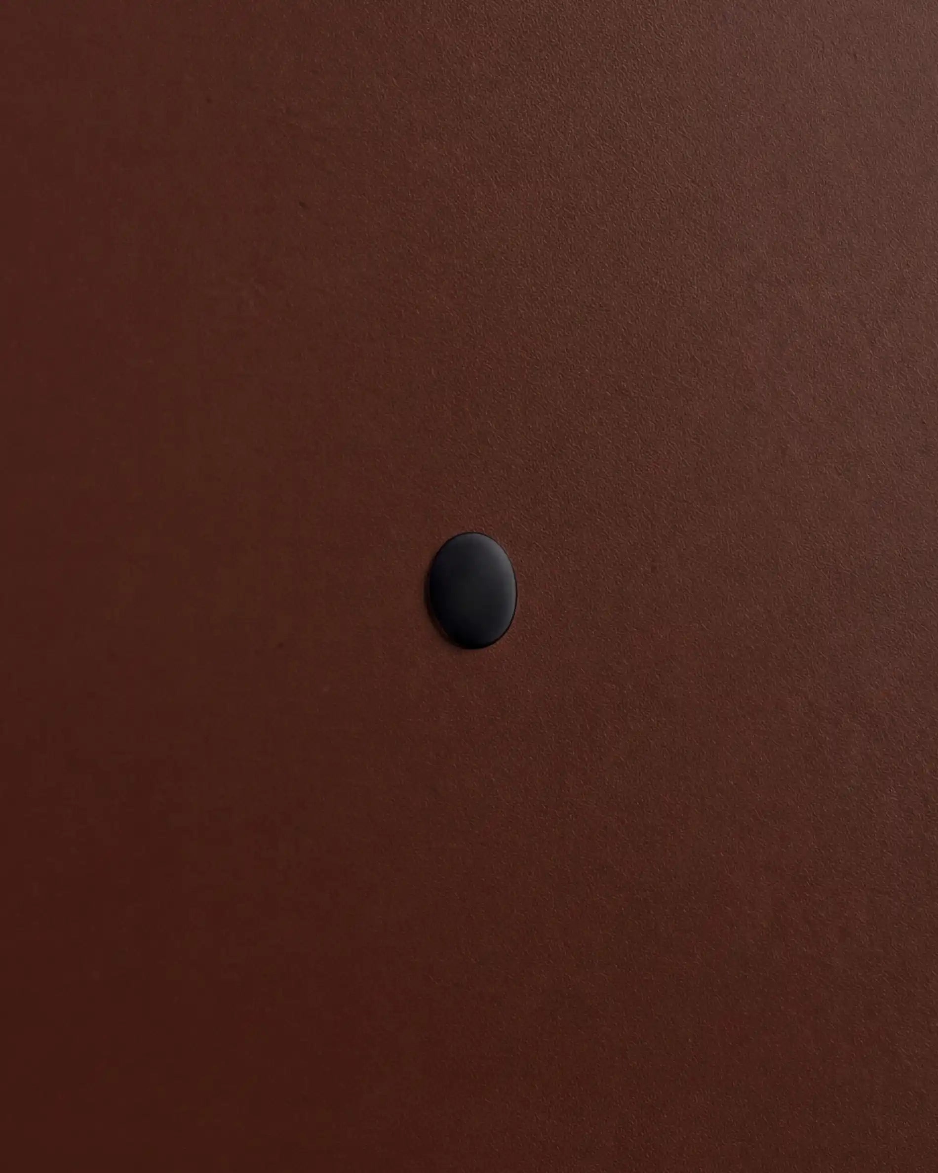 Mattschwarze Abdeckschraube PILOTIS, Seitenansicht