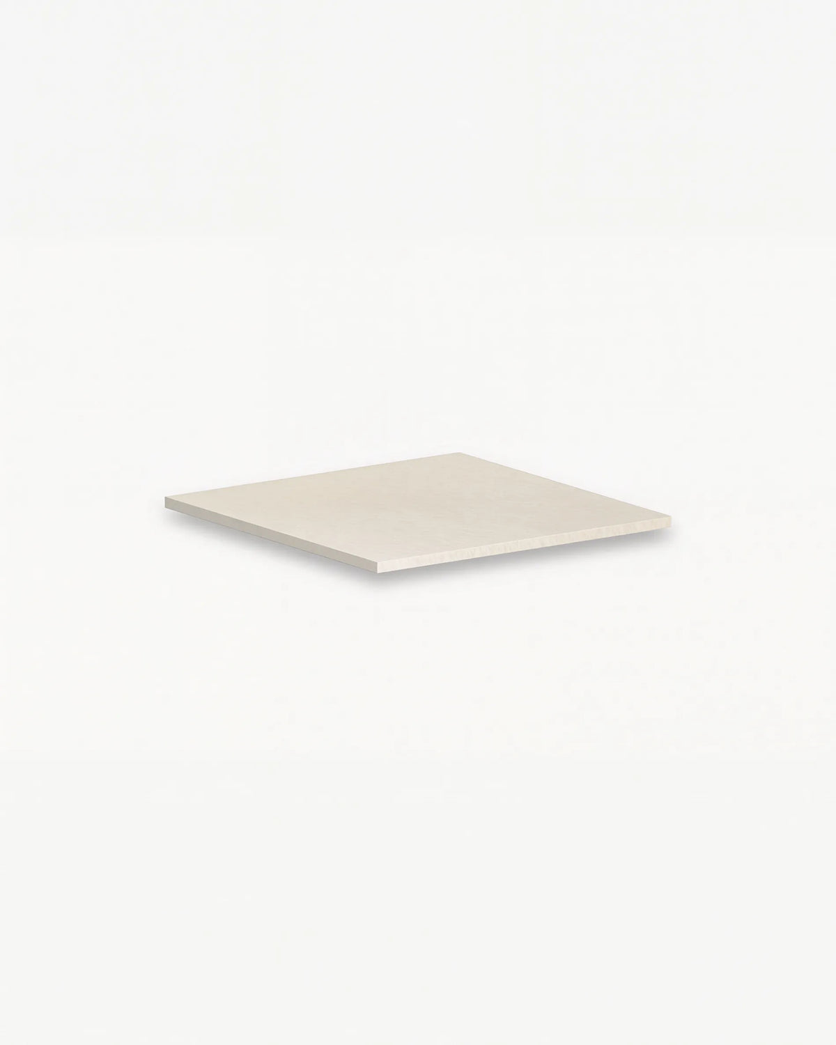 Eckablage in Creme-Beige PILOTIS, freigestelltes Packshot auf weißem Hintergrund