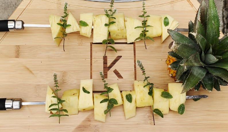 Ananas-Spieße