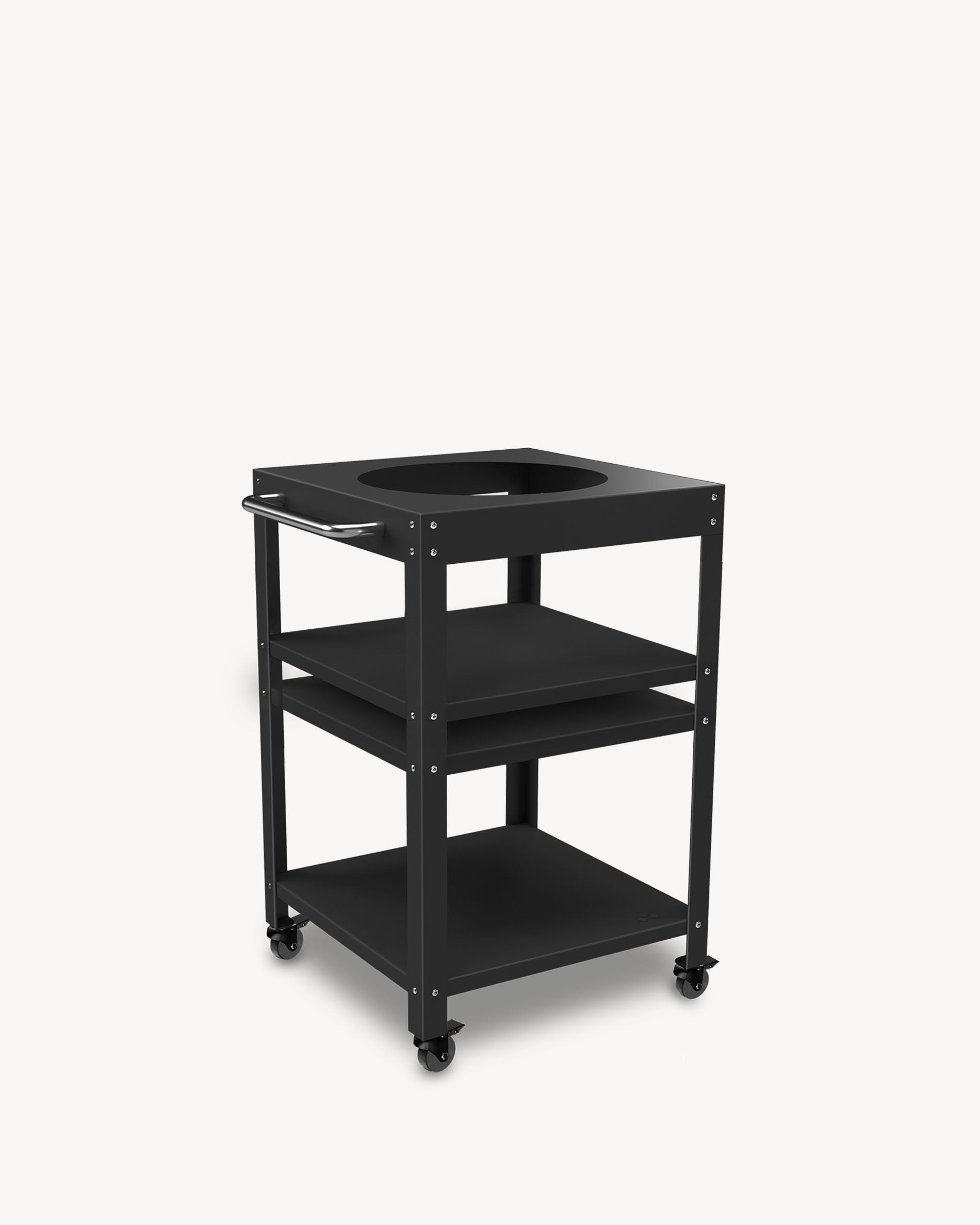 Schwarzer Metall-Beistelltisch für Little Kokko 13''