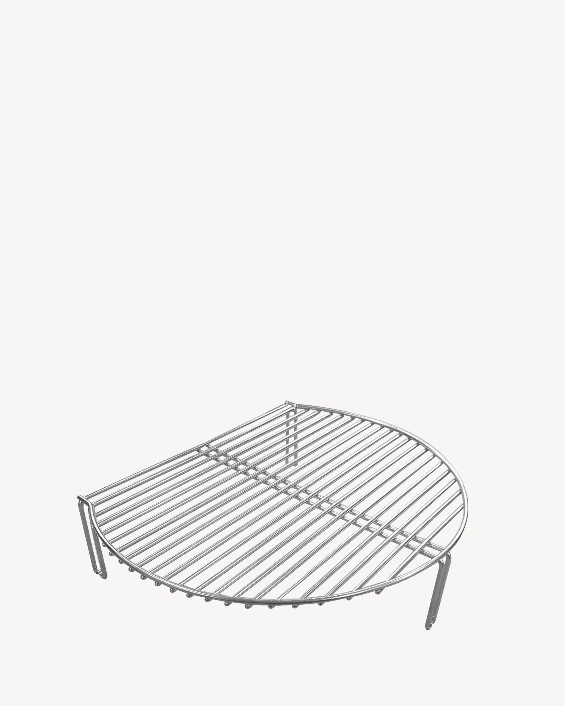 Erweiterung aus Edelstahl für den Grillrost