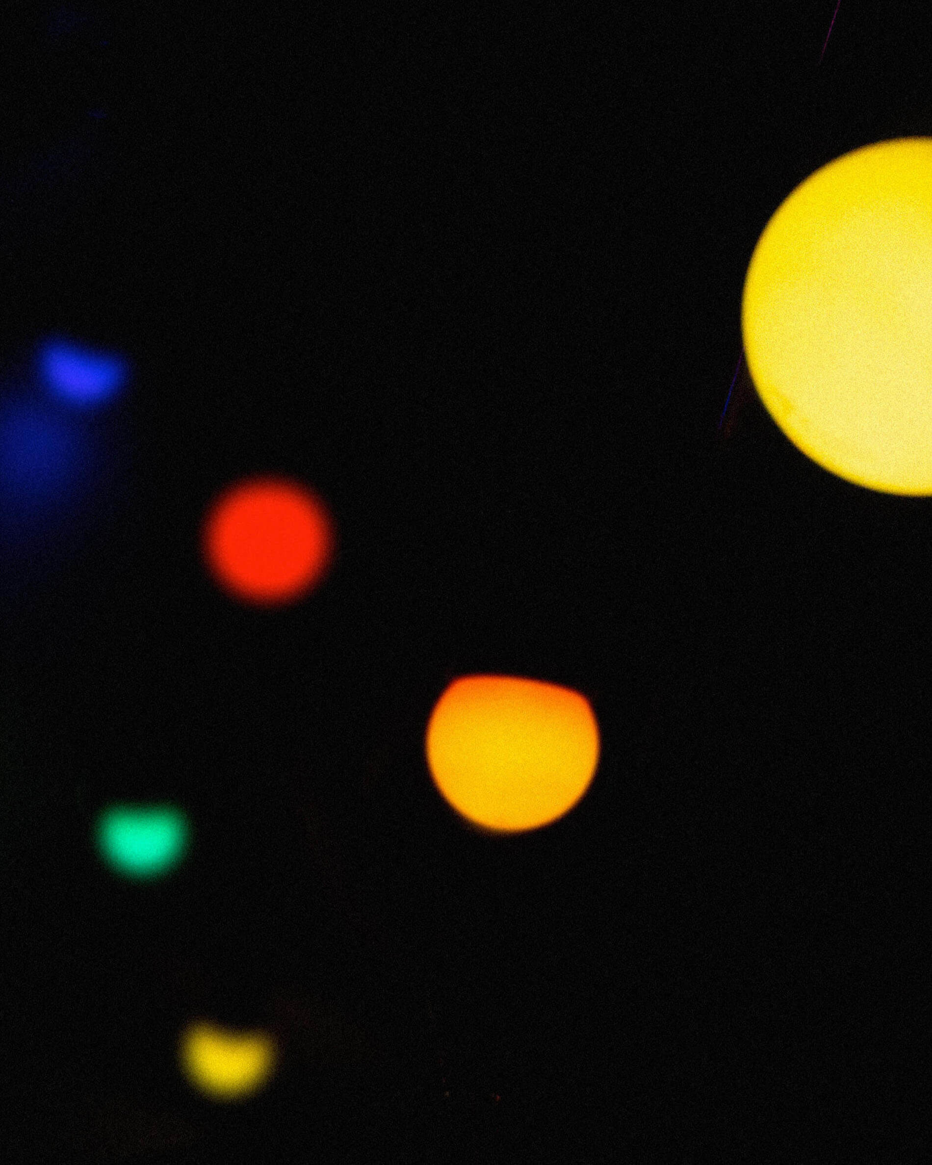 Bunte Lichterkette