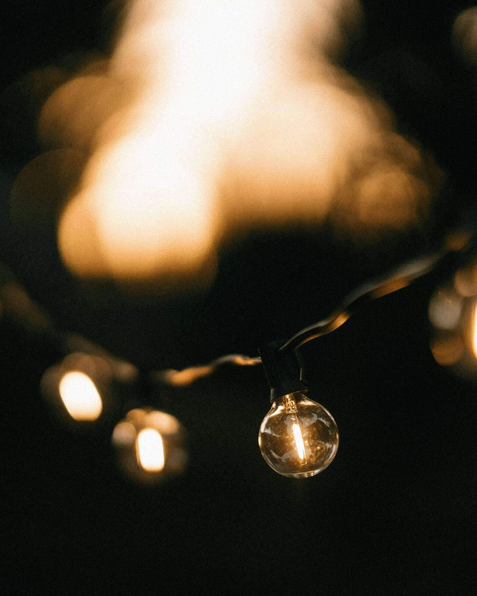 Lichterkette mit Filament