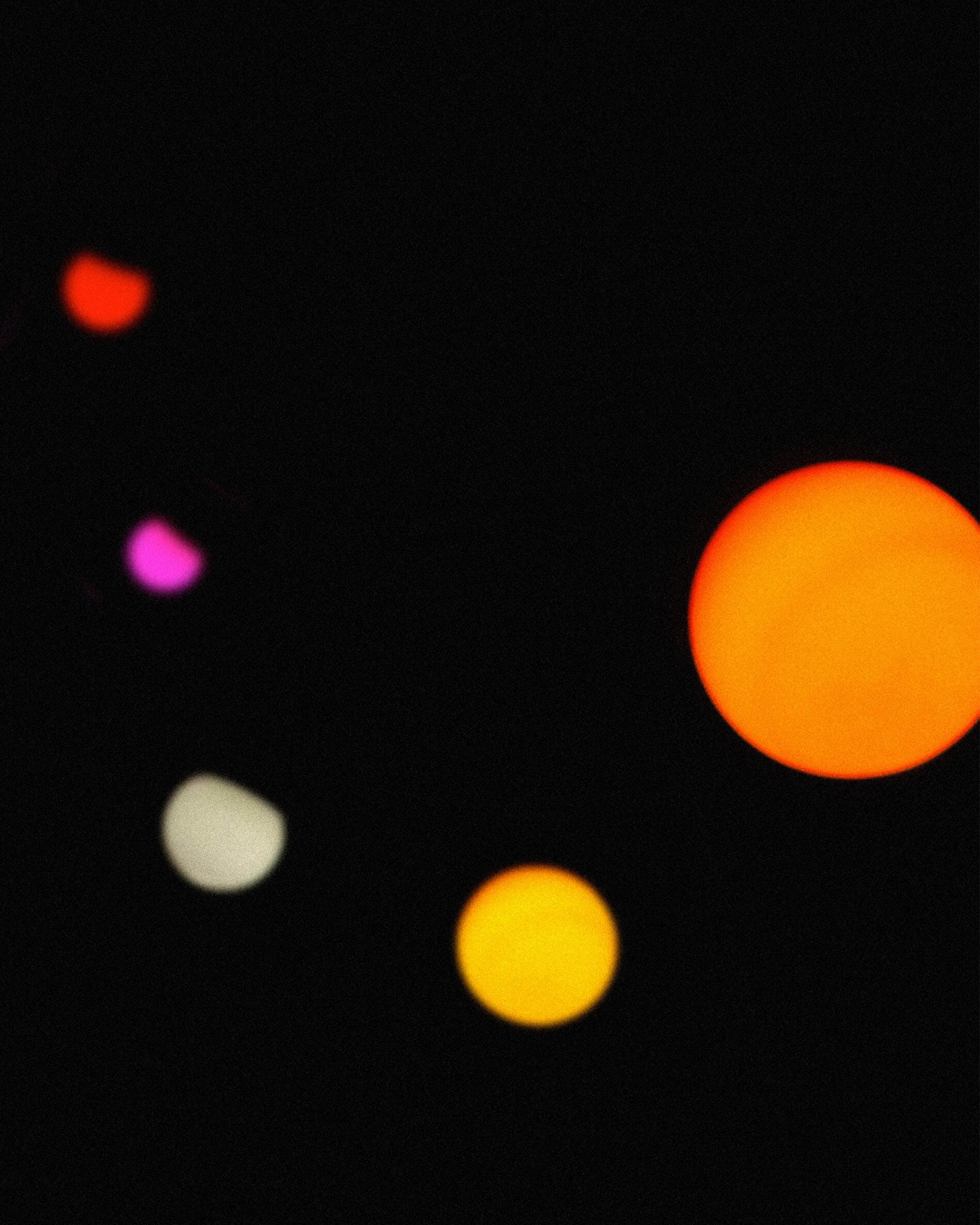 Lichterkette Sonnenuntergang