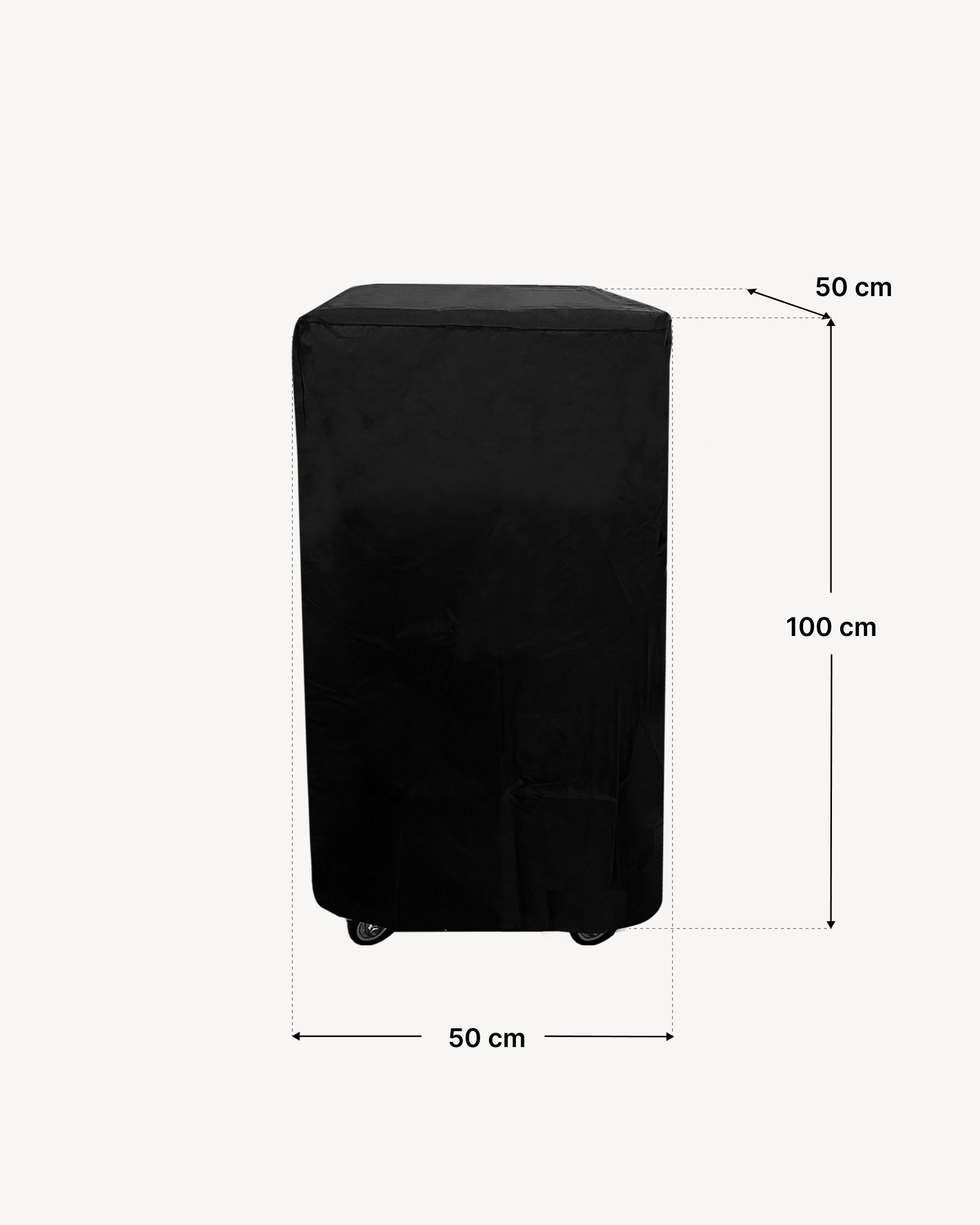 Abmessungen Abdeckhaube Beistelltisch 50x50