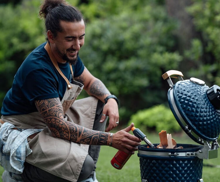 Aurélien Mallia et son little kokko bleu océan