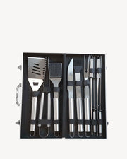 Edelstahl-Utensilienkoffer mit 10 Teilen
