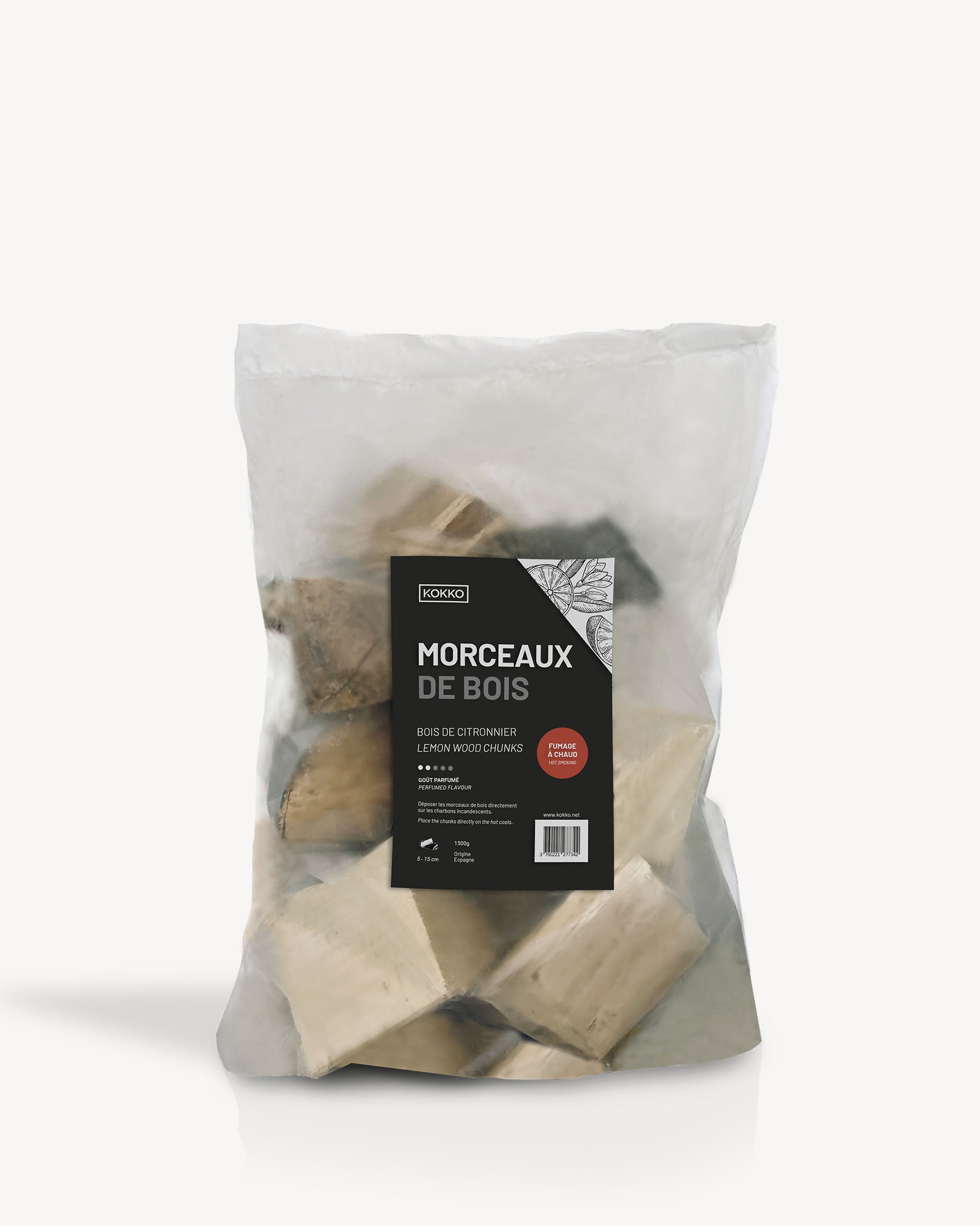 Holzstücke zum Heißräuchern – Zitronenbaum