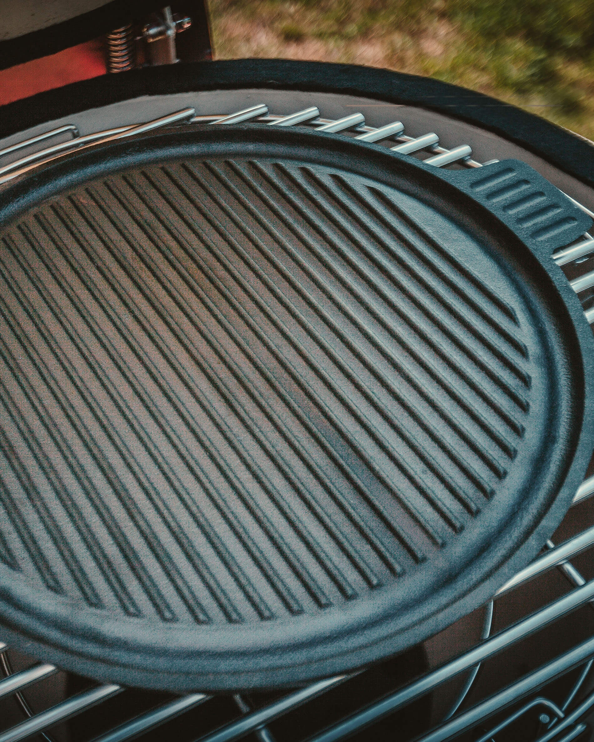 Plancha-Grillplatte aus Gusseisen