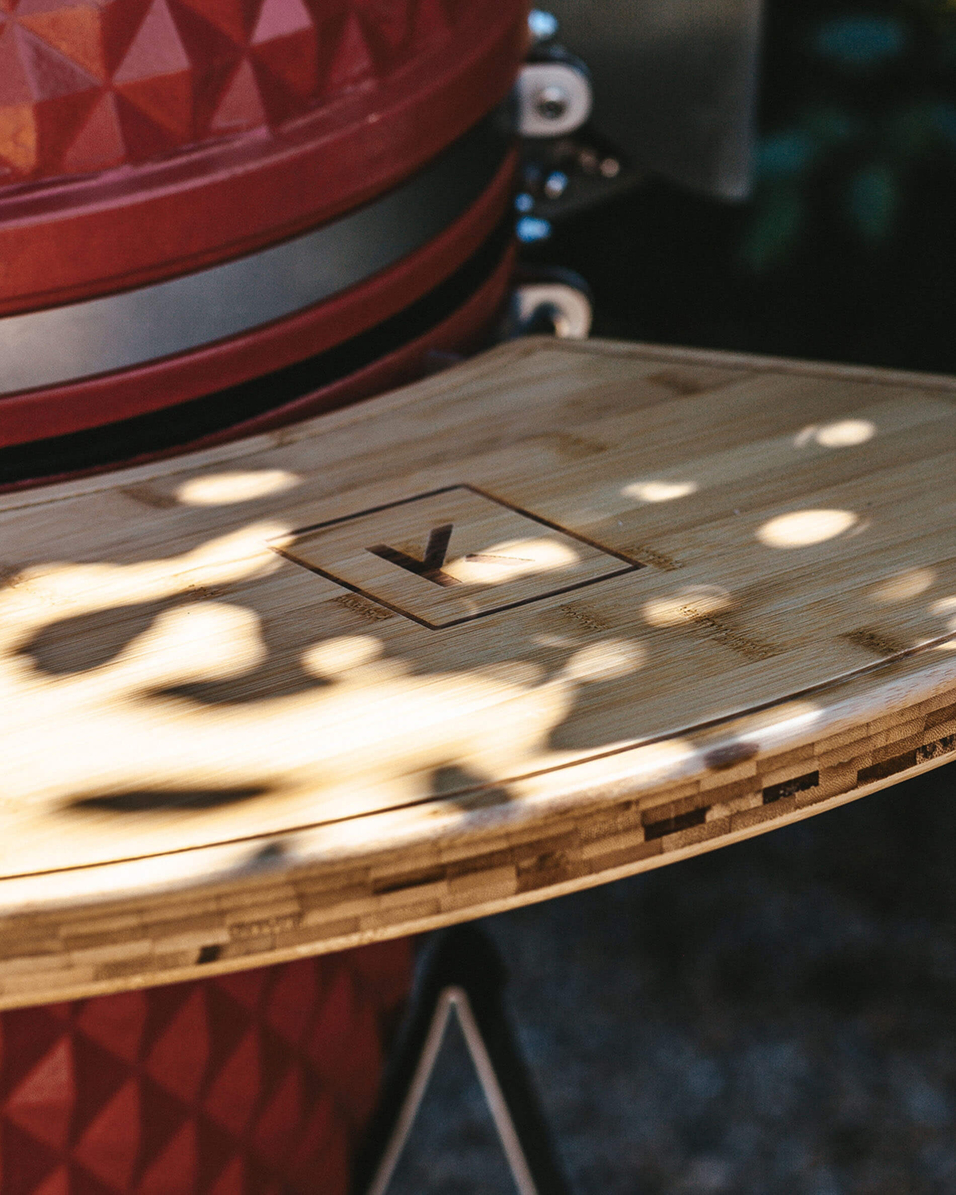 Holzablage für Kamado Kokko